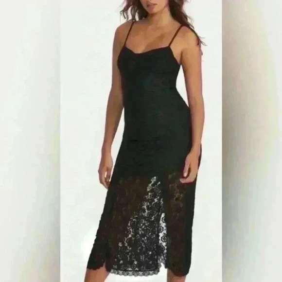 NWT LoveShackFancy Sima Lace Midi-Dress - Picture 1 of 16